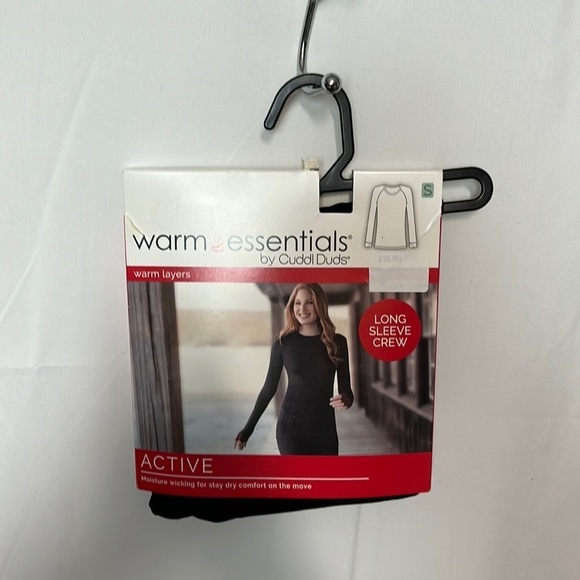 Cuddl Duds Tops Warm Essentials By Cuddl Duds Long Sleeve Crew Top