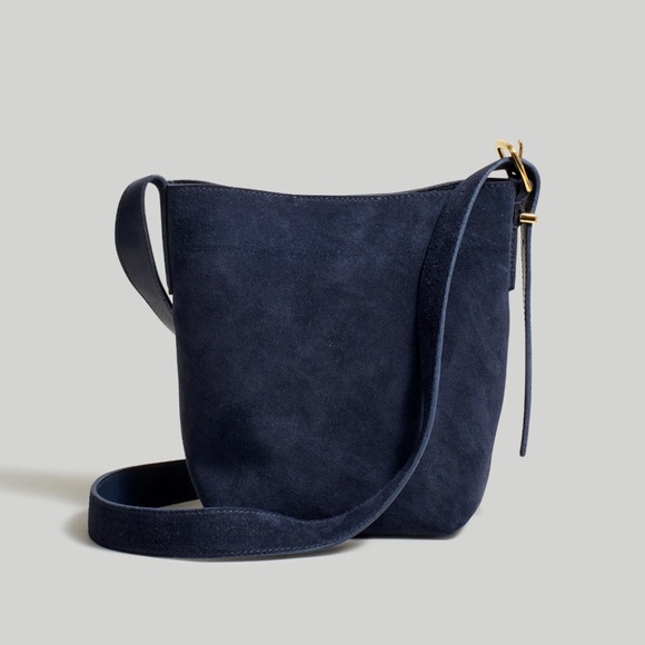 Madewell Bags New Madewell The Essential Mini Bucket Tote In Navy