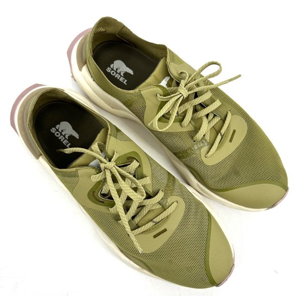 Sorel Shoes Sorel Womens Rnegd Float Shoes Sneaker Olive