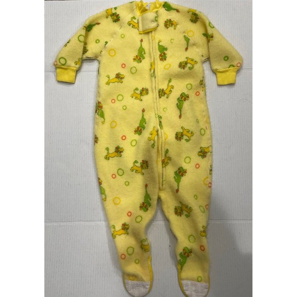 Carter's Pajamas Vintage Carters Boys Jamablanket Sleeper Pajamas Dinosaurs Lions Fleece 2t