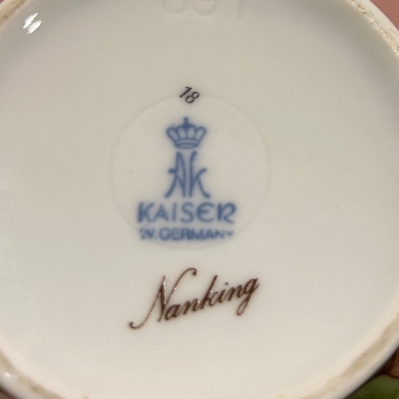 Kaiser Accents Ak Kaiser West Germany Nanking Porcelain Ginger Jar