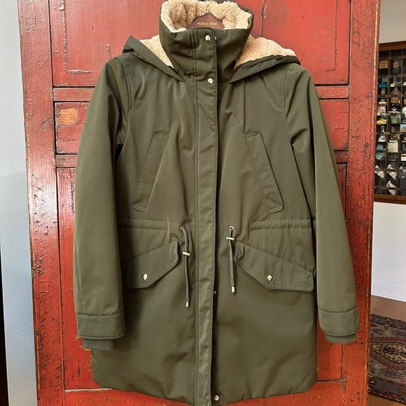 Zara Jackets & Coats Zara Sherpa Lined Parka S Poshmark