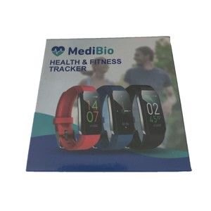 MediBio | Accessories | Medibio Health Fitness Tracker Smart Band Black