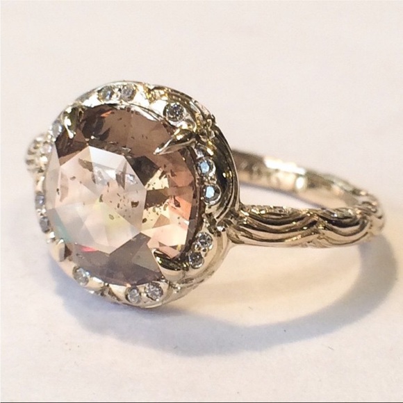 Digby & Iona Jewelry Digby Iona Champagne Diamond Ring 86 Carat