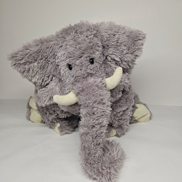 Jellycat Toys Jellycat Truffles Large Plush Gray Elephant Mammoth Shaggy Fur Floppy Feet Htf