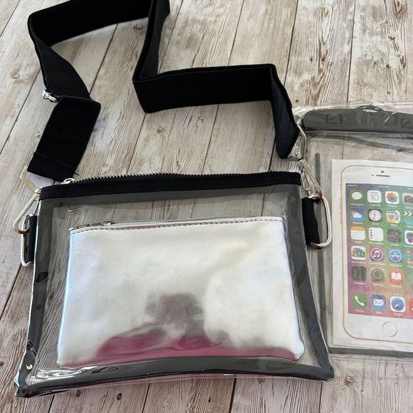 No Brand Bags Clear Crossbody Bagstadium Approved Clear Tote Bag