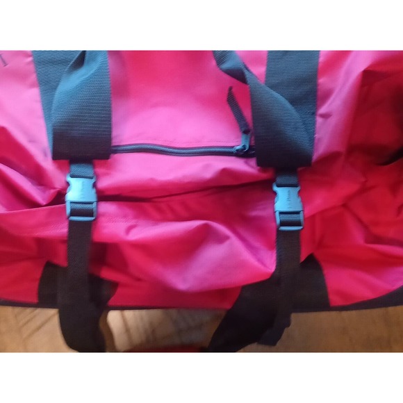L.L. Bean Bags Ll Bean Large Red Rolling Adventure Duffel Bag No