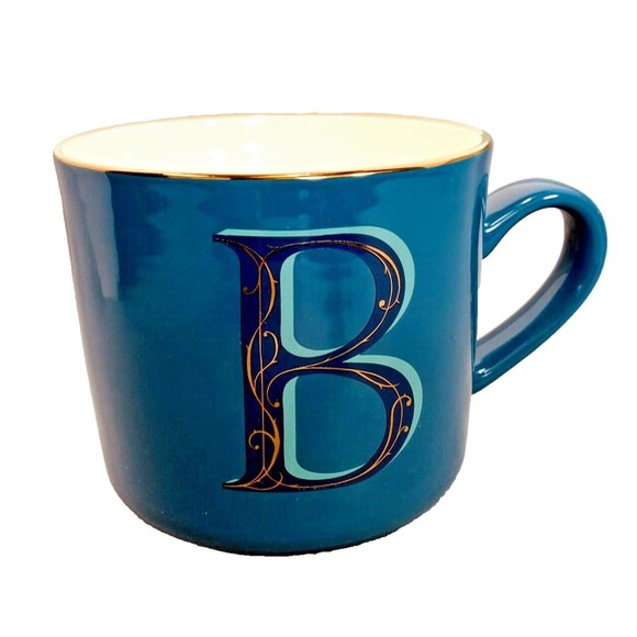 Opalhouse Dining Opalhouse Monogram Initial B Coffee Mug Teal Blue