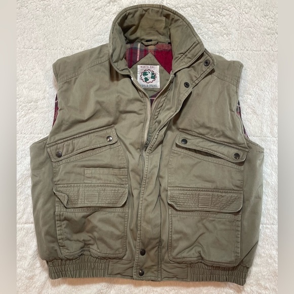 North Bay Jackets & Coats Vintage North Bay World Travel Mens Vest