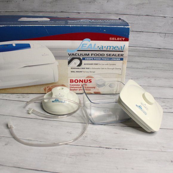 Rival Kitchen Rival Vacuum Food Sealer Canister Jar Lid Hose Fits Seal A Meal Poshmark