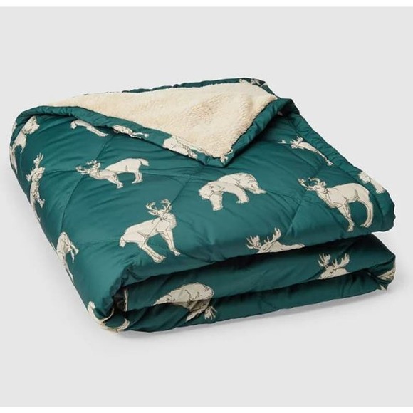 Eddie Bauer Bedding Nwt Eddie Bauer Oversized Down Throw With Deer