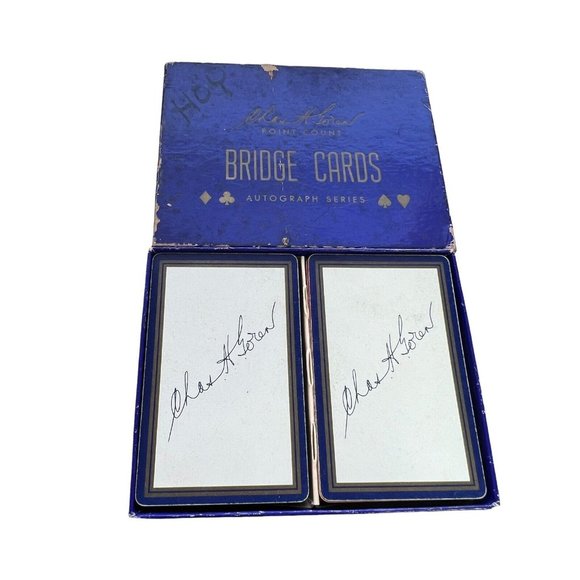 Charles Goren Games Vintage Charles Goren Point Count Bridge Cards