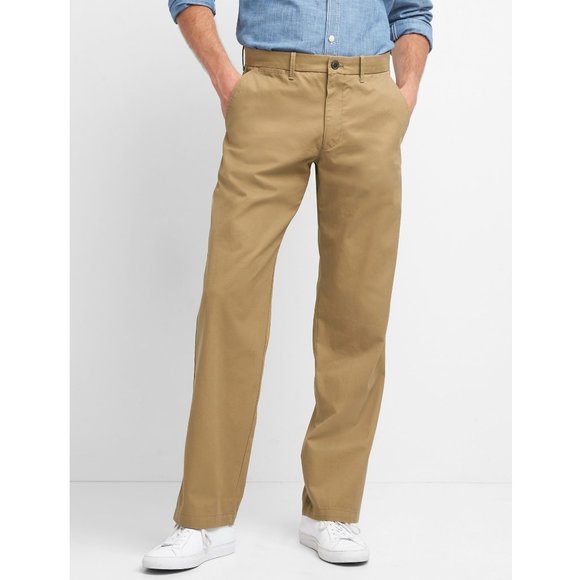 GAP Pants New Gap Original Khaki Pants Relaxed Fit Cream Caramel Tan Mens Size 29 X 34