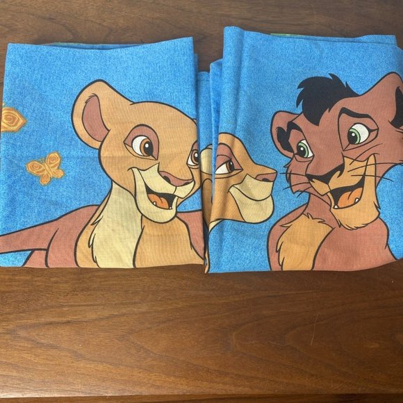 Simba Bedding Vintage 9s Disney Lion King Pillowcase Simba Nala