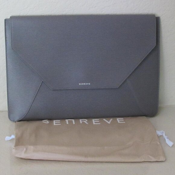 Senreve Bags Nwt Senreve Gray Envelope Laptop Sleeve Poshmark