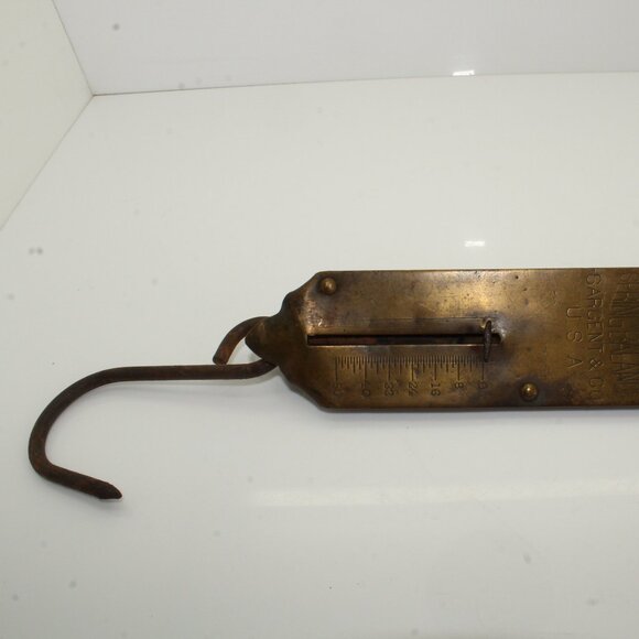 Sargent & Co. Other Vintage Excelsior Improved Spring Balance Brass
