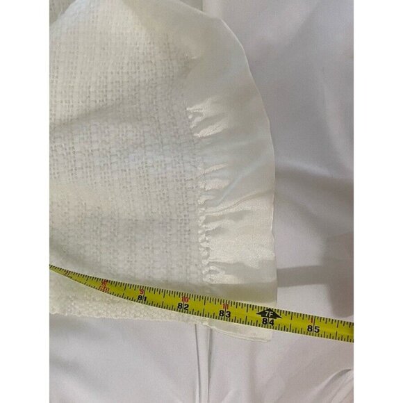 Fieldcrest Bedding Vtg Fieldcrest Cannon Acrylic Blanket Satin Trim