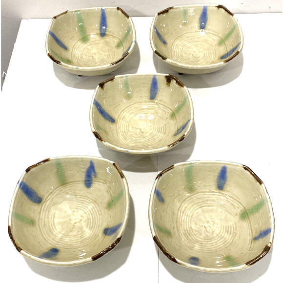 Crate&Barrel Dining Crate And Barrel Kyoto Low Rice Bowl Set Of 5