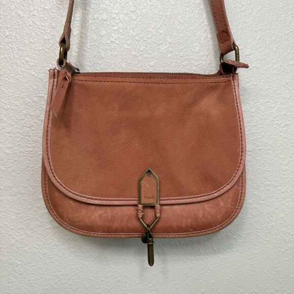 The Sak Bags The Sak Playa Clay Leather Saddlebag Crossbody