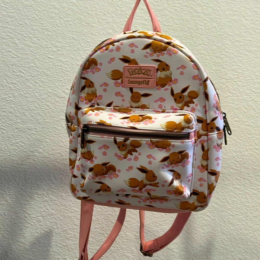 Loungefly Pokemon Eevee Mini Backpack With Cardholder Gem
