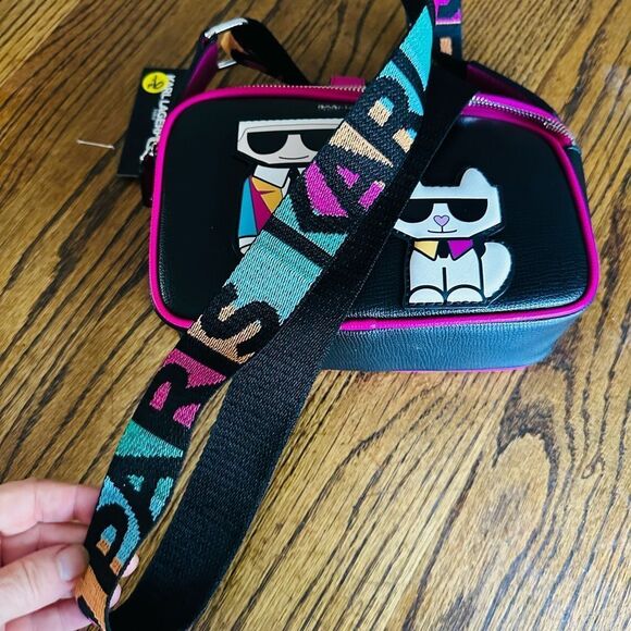 Karl Lagerfeld Bags Karllagerfeld Rainbow Camera Bag Crossbody Nwt
