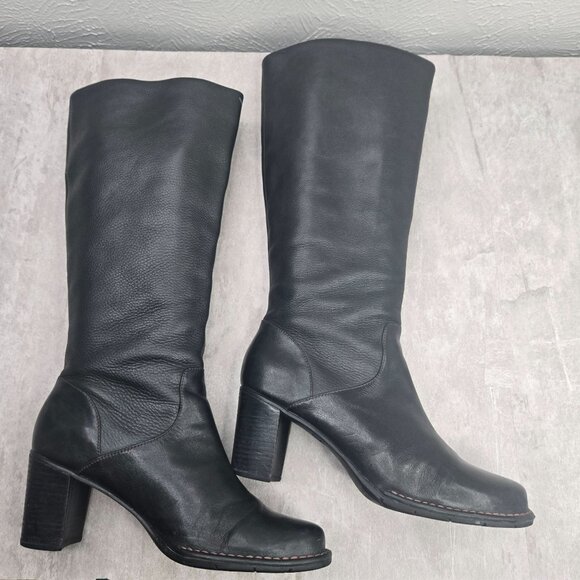 Clarks Shoes Indigo By Clarks Knee High Dressy Boots Sz 1 Black