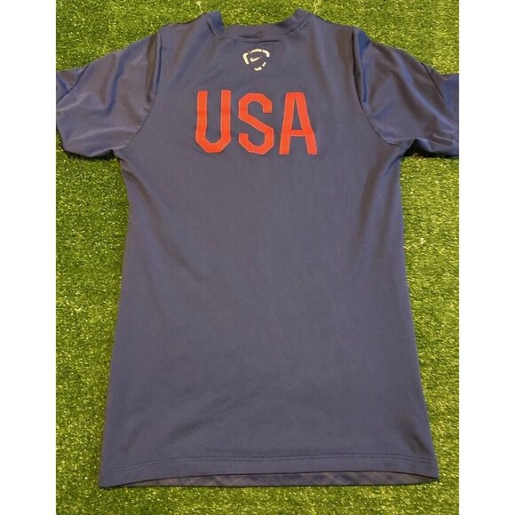 Nike Shirts Nike Us Soccer Shirt Mens Small Blue Training Kit
