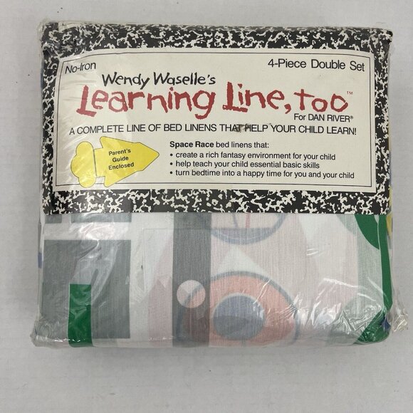Dan River Bedding Wendy Waselle Learning Line Too Dan River 4 Pc
