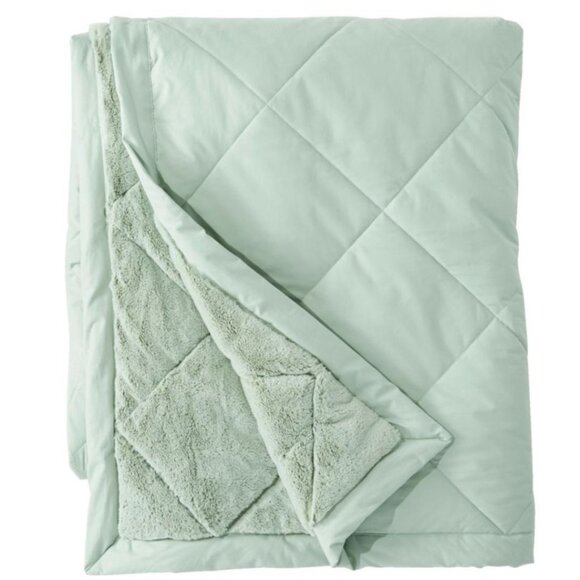 L.L. Bean Bedding Ll Bean Ultraplush Down Blanket Extra Cozy Fleece