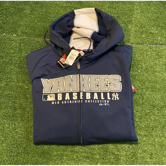 Majestic Jackets & Coats New York Yankees Jacket Mens 2xl Blue