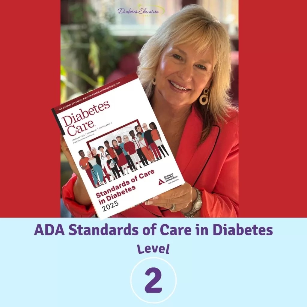 Cheat Sheet Updates Reflect 2025 ADA Standards Diabetes Education(02)