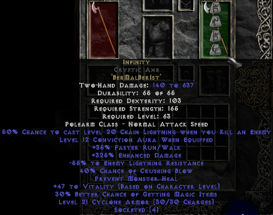 Diablo 2 Ladder Only Runewords In Single Player moonpatriot