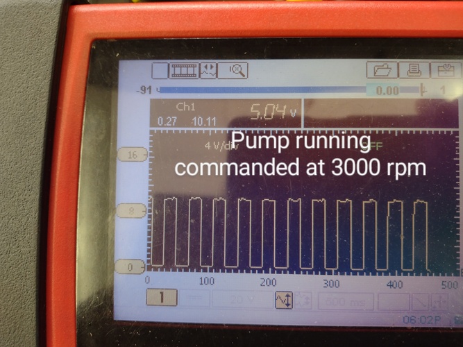 Prius P261B Electric water pump control Diagnostic Network