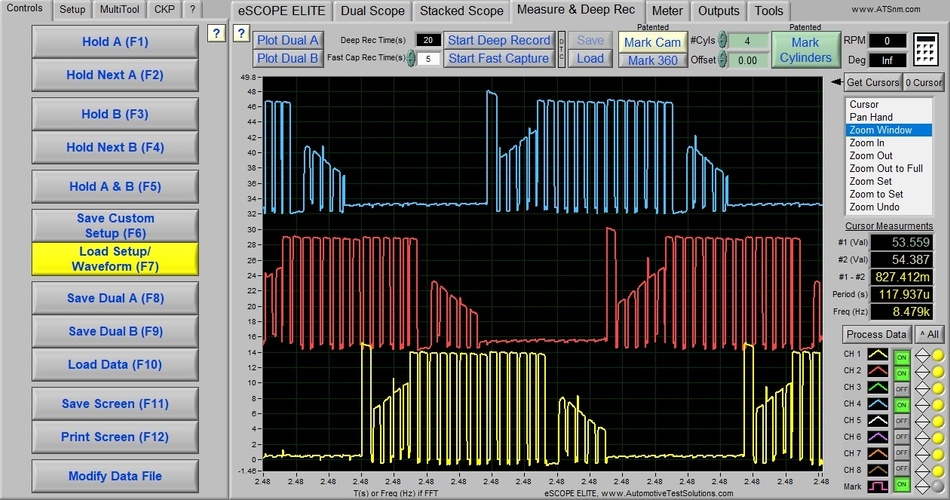 2016 BMW Brushless DC Fuel Pump Waveforms Diagnostic Network