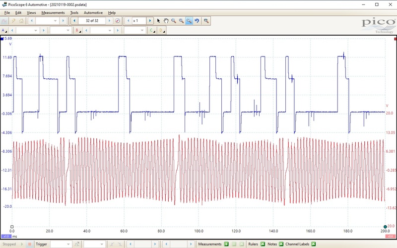 Camshaft Crankshaft Waveform Needed for 2010 Ford Fusion 2.5L
