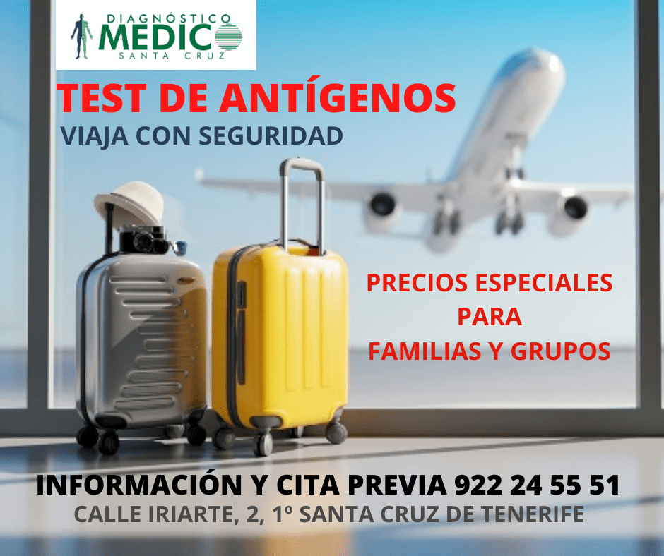TEST DE ANTÍGENOS CON CERTIFICADO COVID DIGITAL DE LA UNIÓN EUROPEA EN