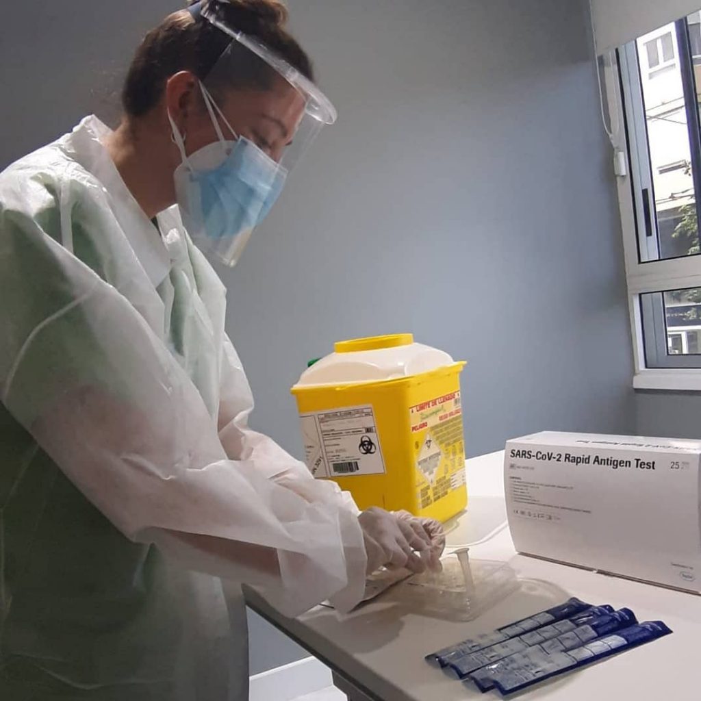TEST DE ANTÍGENOS CON CERTIFICADO COVID DIGITAL DE LA UNIÓN EUROPEA EN