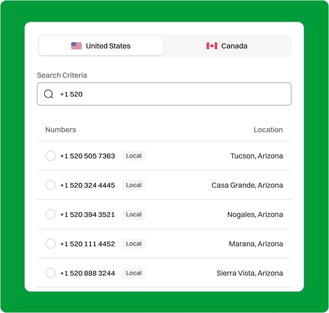 520 Area Code Get a Tucson, Arizona Local Phone Number