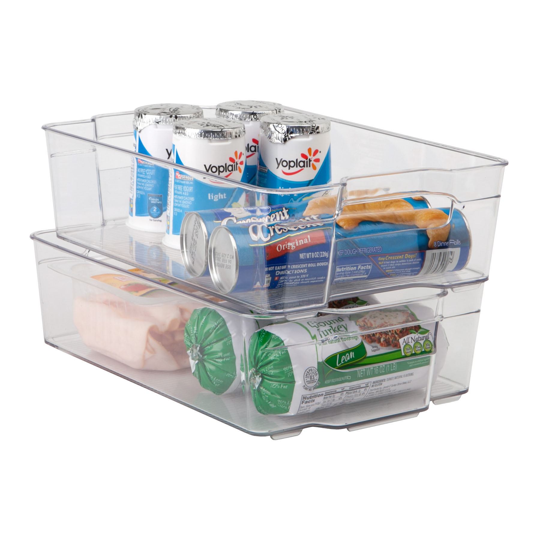 Clear Refrigerator Organizer Dial Industries, Inc
