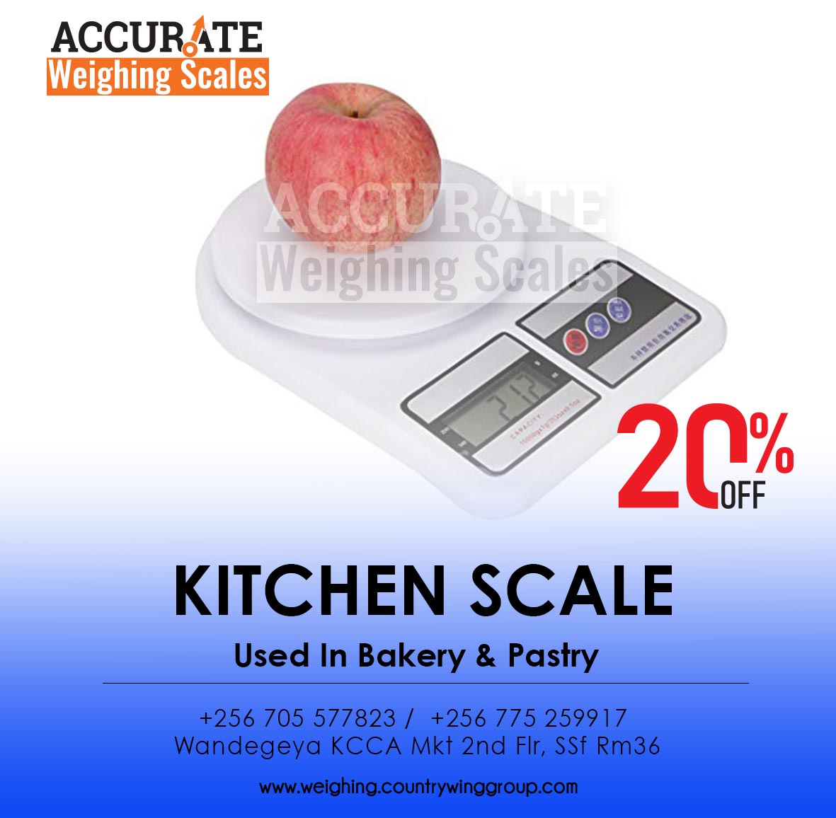 reliable kitchen table top weighing scales Manual counter Balances Uganda