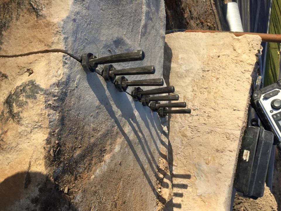 Diamach Wedge And Shims Plug And Feathers Rock and Stone Splitting Tool