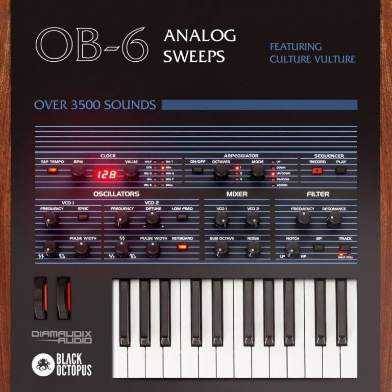 OB6 Analog Filter Sweeps Feat. Culture Vulture Diamaudix Audio