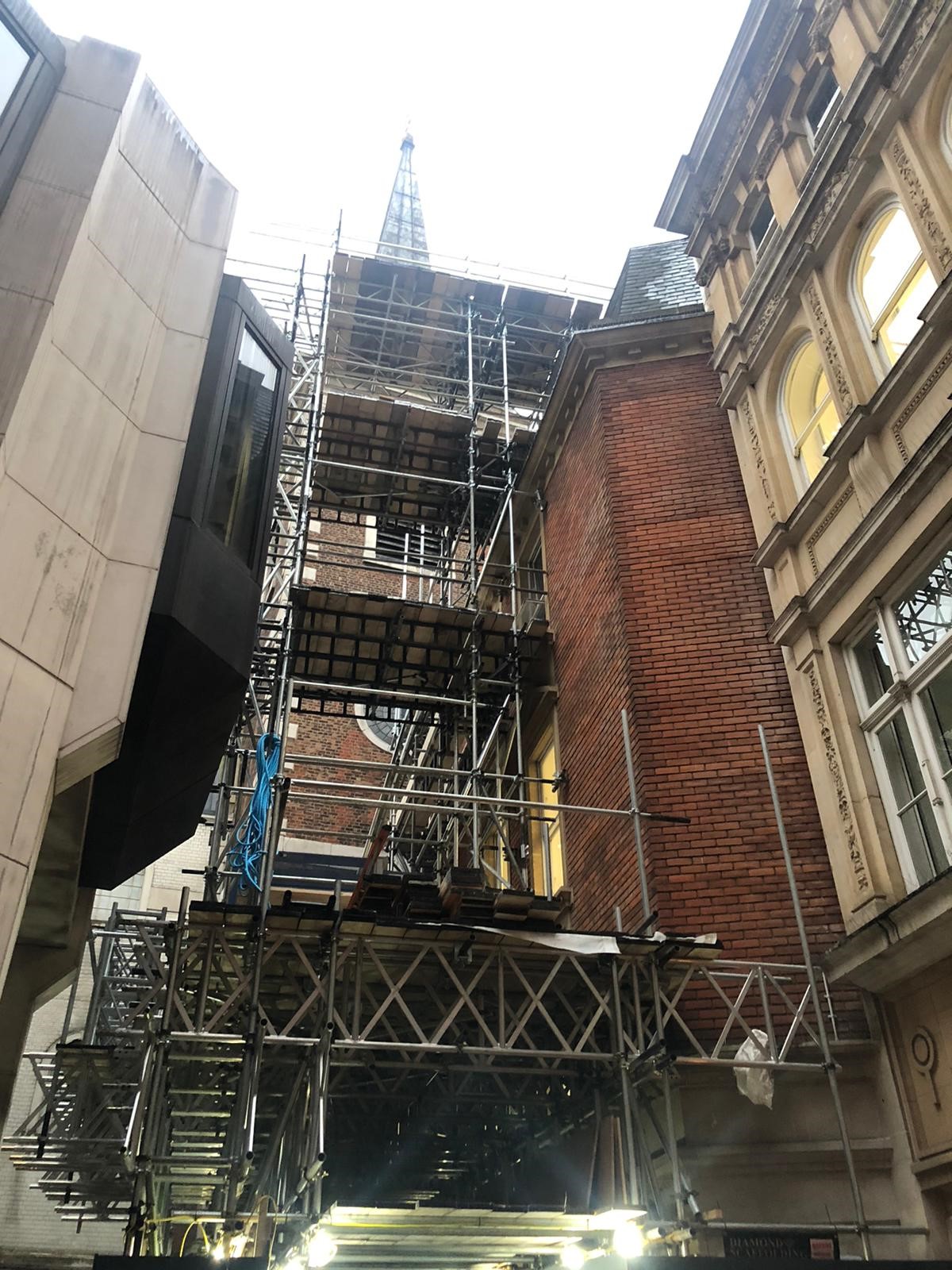 Sherborne Lane Diamond Scaffolding