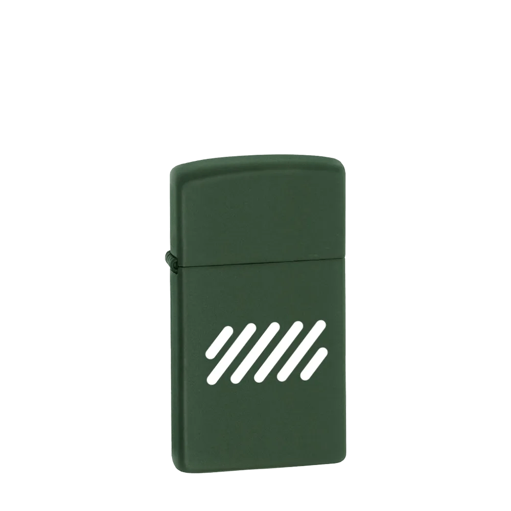 Color Matte Zippo Slim Lighters Diamondback Branding
