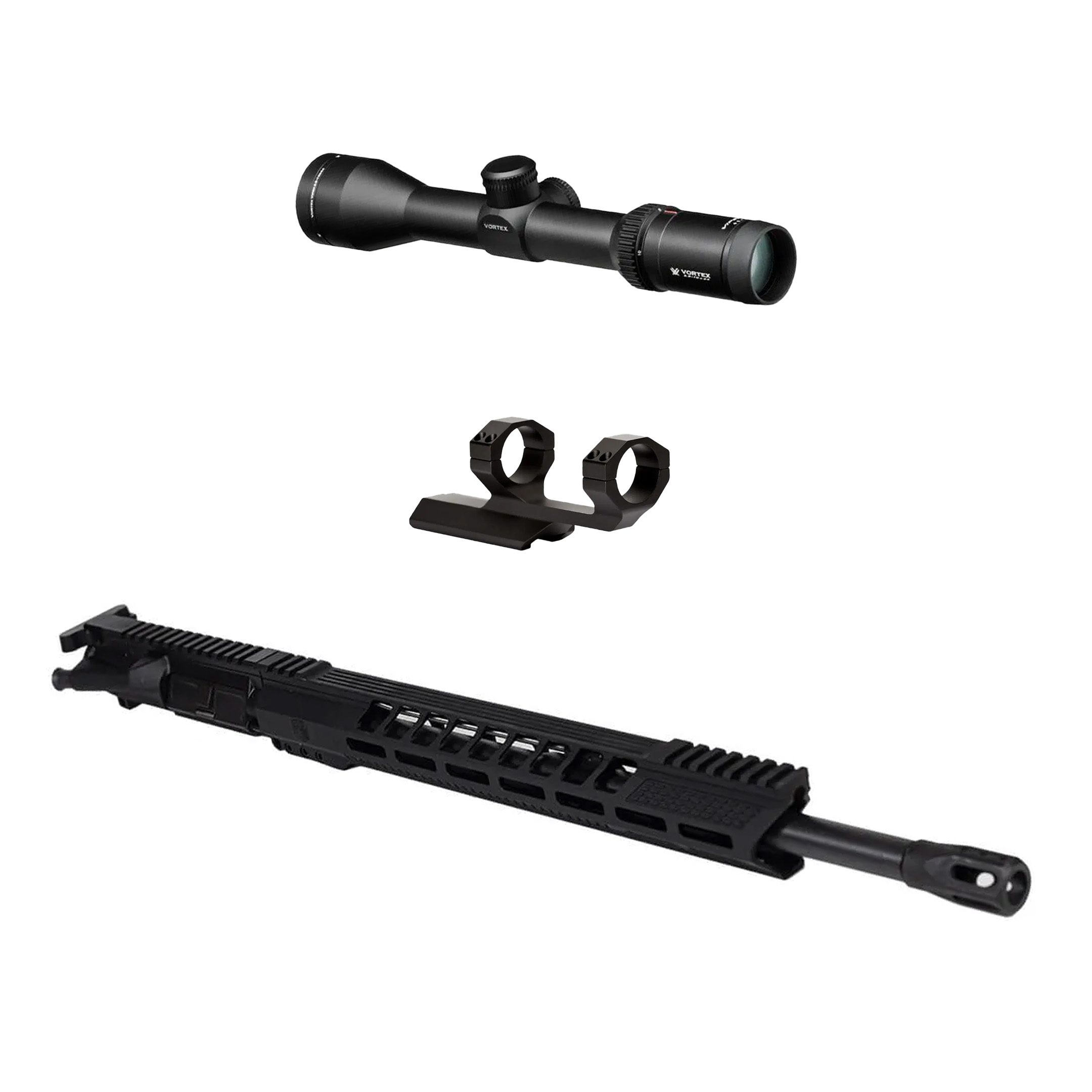 DB15 6.5 Grendel 18" Upper Receiver W/ 15" MLok V Rail W/ Anti Slip