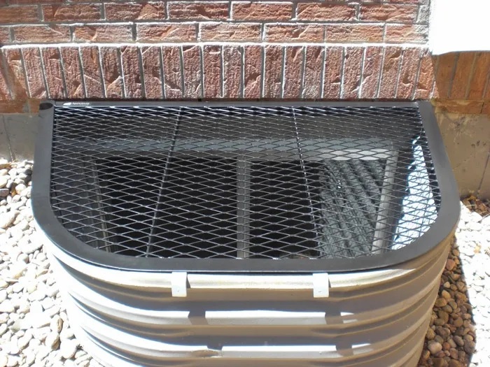 Custom Mesh Window Well Covers Deposit Diamondback