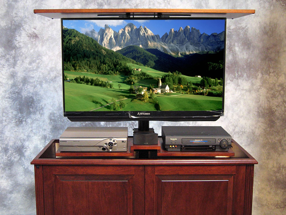 TV Lift w Component Shelf (P4837)