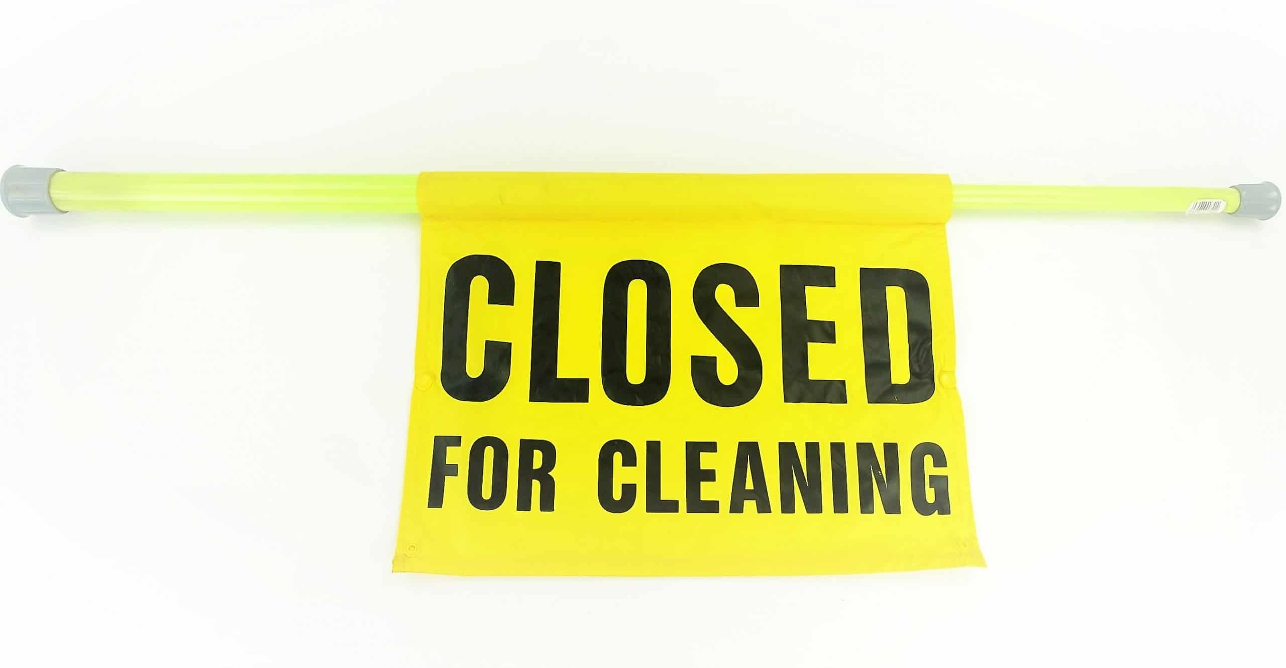 Toilet Closed Sign Retractable Diamond Globe