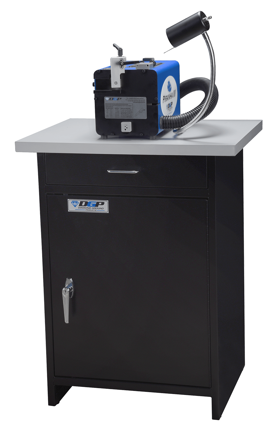 DGPPG3AV2 Piranha III Tungsten Grinder with Vacuum System (Grinds