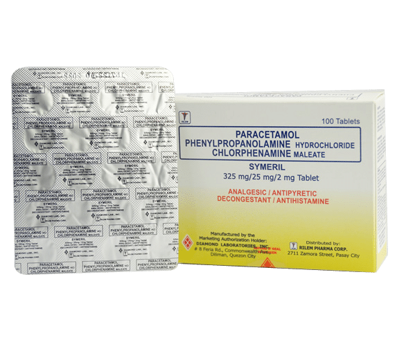 Paracetamol + PPA + CPM Tablet Diamond Laboratories, Inc.